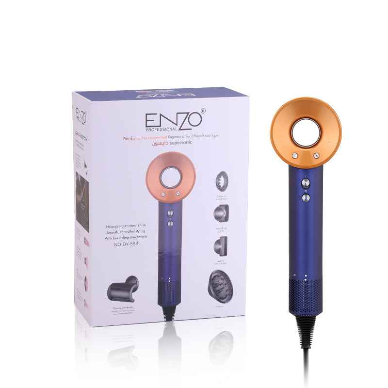 مجفف الشعر Enzo DY-888 Dyson Supersonic - أزرق